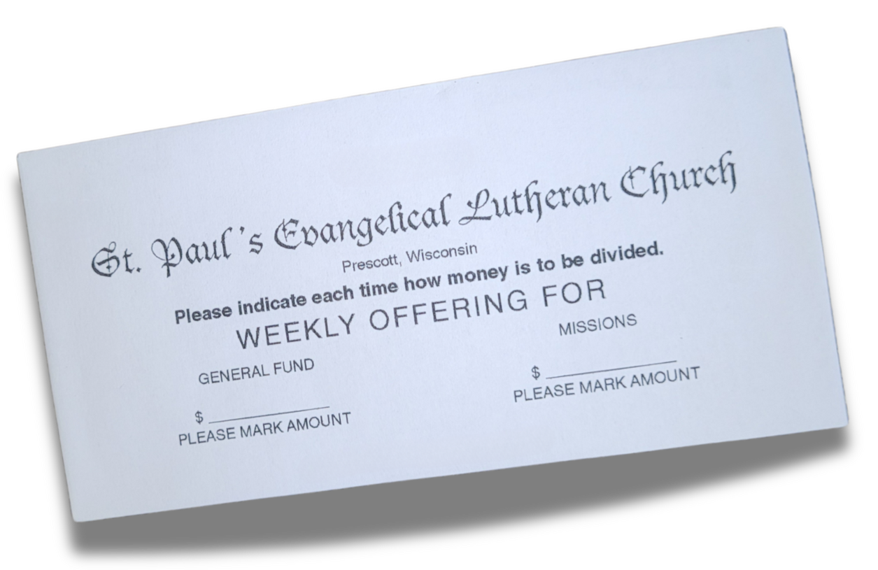 Weekly Offering Weekly Offering Envolope